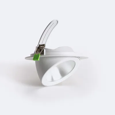 Produktbild von LED Downlight Einbaustrahler Schwenkbar Rund 60W Chip  CCT 120 lm/W CCT  Ausschnitt Ø 200 mm No Flicker 4000K Neutralweiß