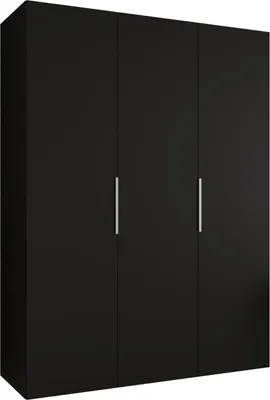 Produktbild von MEBLE KRYSPOL, Kleiderschrank, Schrank 150 cmx202x52, Schwarz, Kaschmir