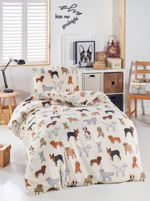 Produktbild von L'Essentiel Linge de Maison, Havhav, Einzelbettbezug-Set, 65 % BAUMWOLLE / 35 % POLYESTER, Creme, 140 x 200 cm