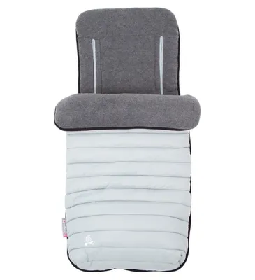 Obrázek produktu pro CuddleCo Comfy-Snug, Dětský fusak péřový, 90x44cm, šedá / světle šedá