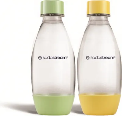 Produktbild von Sodastream Flasche Kunststoff 0,5 L Fuse DWS gelb grün 2 Stück