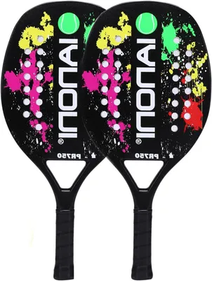 Productafbeelding van Strand Tennis Racket - Beach Tennis Set - Sport & Spel - Grafiet Composiet Gezicht - 49 cm - PR750