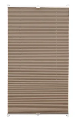Produktbild von Gardinia EASYFIX Plissee mit 2 Bedienschienen taupe 45 x 130 cm