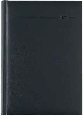Produktbild von ALPHA 18.4001 Buchkalender 1 Tag / 1 Seite 15 x 21 cm schwarz