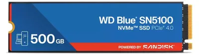 Imagen del producto de WD Blue SN5100 SSD 500GB NVMe Gen4 6600MB-s