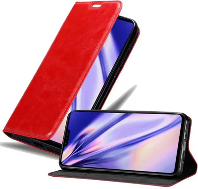 Zdjęcie produktu dla Pokrowiec Cadorabo na telefon LG V50 w kolorze czerwonym z magnetycznym zamknięciem