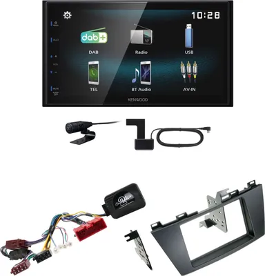Produktbild von Kenwood DMX-125DAB DAB+ USB Bluetooth MP3 Einbauset für Mazda 5 CW