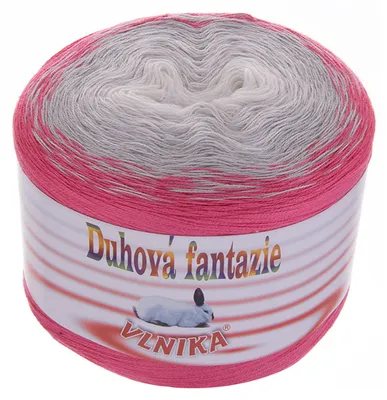 200g Strickgarn Duhová fantazie prinzess
