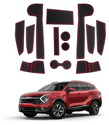 Image de Tapis de sol antidérapants pour Kia Sportage NQ5 - Tapis en caoutchouc