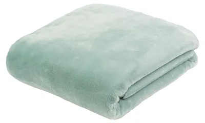 Produktbild von GÖZZE Premium Cashmere Feeling Wohndecke flauschige antistatische Mikrofaser-Kuscheldecke in Cashmere-Feeling Qualität Aqua Blau 220 x 240 cm