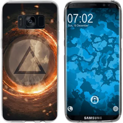 Produktbild von PhoneNatic Case kompatibel mit Samsung Galaxy S8 Silikon-Hülle Element Feuer M3