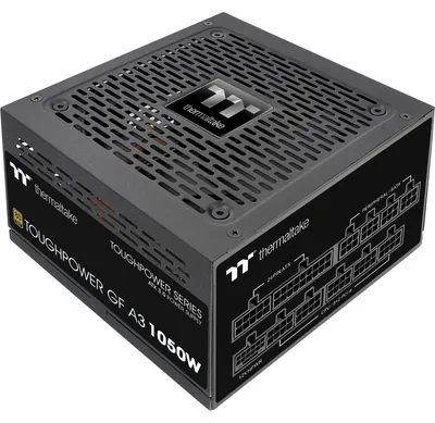 Zdjęcie produktu dla Thermaltake TOUGHPOWER GF A3, 1050 W, 100 - 240 V, 50/60 Hz, 16 A, Aktywne, 100 W