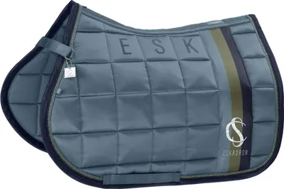 Produktbild von Eskadron Classic Sports Schabracke " BIG SQUARE MATTGLOSS " Form - Vielseitigkeit Farbe - steelblue