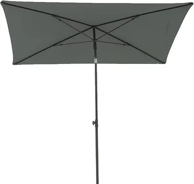 Immagine prodotto di Ombrellone da terrazza KOMFOTTEU, rettangolare, inclinabile di 30°, con borsa per il trasporto e protezione solare, per balcone, piscina, spiaggia, 213 x 140 x 245 cm