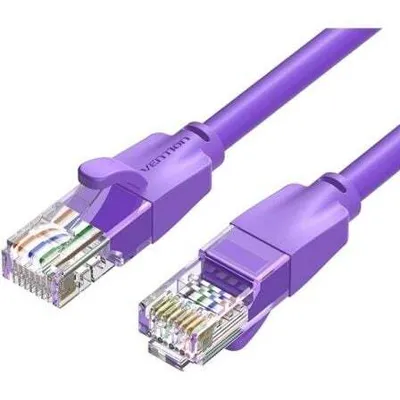 Produktbild von Vention IBEVF, 1 m, Cat6, U/UTP (UTP), RJ-45, RJ-45, Violett