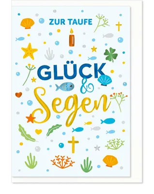 Produktbild von KOMMA³ 08-069 Taufkarte - inkl. Umschlag