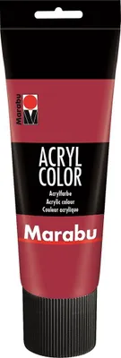 Produktbild von Marabu 12010025032, 225 ml, Rot, Satin, Tube, Wasserfest
