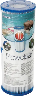 Produktbild von Wkłady filtrujące Bestway rozmiar II Ø10,6 cm x H13,6 cm zestaw 2 , 58094