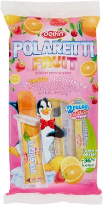 Produktbild von Bimba Polaretti Fruchteislutscher zum Einfrieren 10x40g - Dolfin