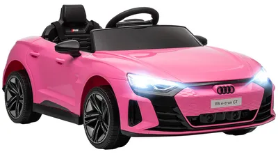 Produktbild von HOMCOM Kinder-Elektroauto mit Fernbedienung, Hupe, Musik, Scheinwerfer, Rosa