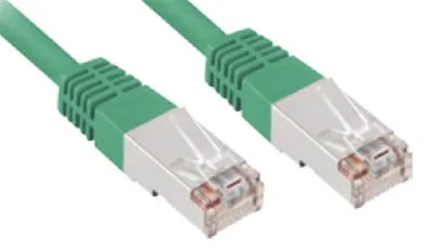 Produktbild von Patchkabel RJ45 Cat.5e SFTP (grün, 1,5 Meter)