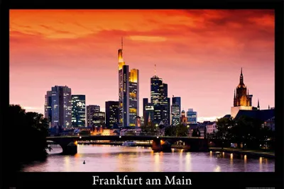 Image de Villes allemandes - Poster - Frankfurt am Main - Skyline