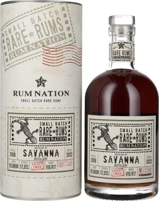 Produktbild von Rum Nation Rare Rums SAVANNA 2006/2022 57,7% Vol. 0,7l in Geschenkbox