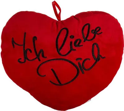Obrázok produktu pre OOTB Červené plyšové srdce, I love you, cca 35 cm S/L