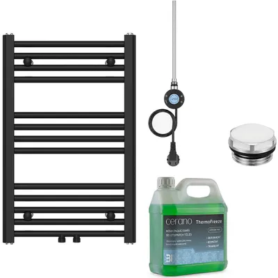 Imagen del producto de Juego de radiadores eléctricos para baño Benito - WIFI - 300W -  mate - 700x450 mm