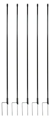 Produktbild von Fiberglas-Weidezaunpfahl 135 cm – extra stabil, UV-beständig, mit Doppelspitze