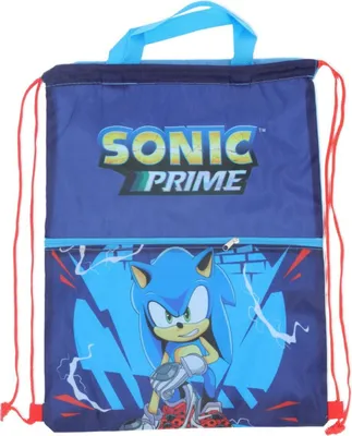 Immagine prodotto di Borsa da ginnastica Sonic per bambini - pratica per la scuola e il tempo libero
