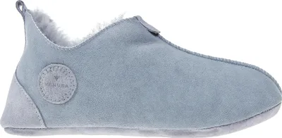 Immagine prodotto di Vanuba Oxford Pantofole in pelle d'agnello Scarpe da donna - Pantofole da bagno da donna - Pantofole in pelle e lana da donna - Scarpe comode Pantofole in pelle d'agnello da donna - 40 EU Grigio cenere/Grigio cenere