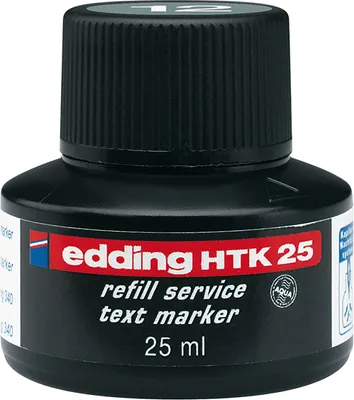 Image de edding HTK 25 Surligneur Encre de recharge grise 25 ml
