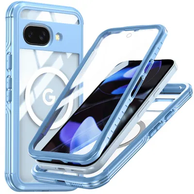Obrázek produktu pro INF Magnetický kryt Google Pixel 9A s tvrzeným sklem 9H Modrý