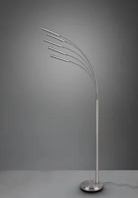 Zdjęcie produktu dla Lampa stojąca łukowa LED REED srebrny RL R41031507