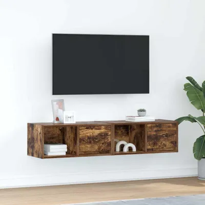 Obrázok produktu pre vidaXL TV skrinky 2 ks. Údený dub 60x31x25,5 cm Materiál na báze dreva