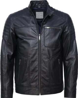 Produktbild von JCC Lederjacke 31023636 Herren navy 52