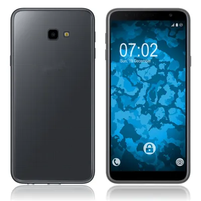 Produktbild von PhoneNatic Case kompatibel mit Samsung Galaxy J4+ - Crystal Clear Silikon Hülle transparent Cover