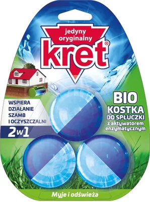 Obrázek produktu pro Kret Kostka do spłuczki, 3 x 50g