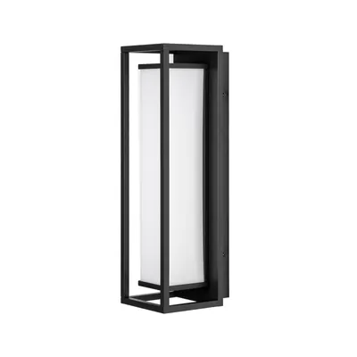 Produktbild von Lucande LED-Außenwandleuchte Banetti, 50 cm, schwarz, IP54
