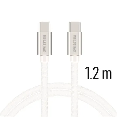 Immagine prodotto di USB kaabel Swissten USB-C - USB-C, 1.2m, hõbe