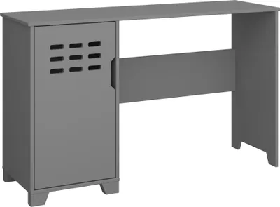 Produktbild von Schreibtisch mit 1 Tür aus grauem MDF