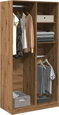 Produktbild von Möbel Kleiderschrank Artisan-Eiche 100x50x200 cm Holzwerkstoff - Kleiderschränke 3307773