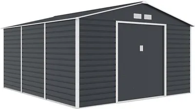 Zdjęcie produktu dla Domek ogrodowy G21 GAH 1300 - 340 x 382 cm, antracytowy