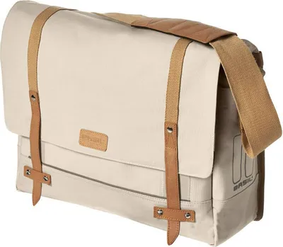 Produktbild von Basil Portland, Hinten, Fahrradtasche, Baumwolle, Cremefarben, 20 l, 5 kg
