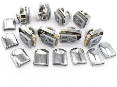 Obrázok produktu pre Sada 8 kolesiek na posuvné dvere sprchy, priemer 20 mm