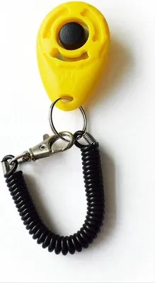 Immagine prodotto di Go Go Gadget – Addestramento con il clicker – Dispositivo di addestramento – Clicker – Cane – Gatto – Giallo