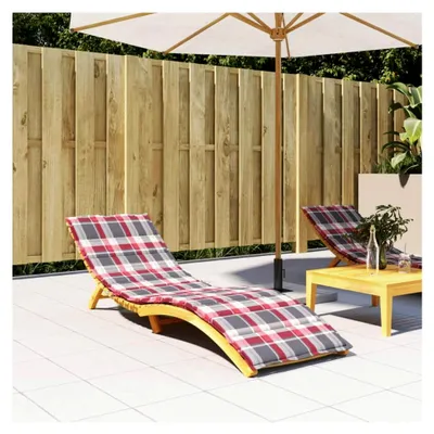 Produktbild von Liegenauflage Rot Karomuster 200x50x3 cm Oxford-Gewebe