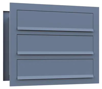 Produktbild von Mauerdurchwurf Briefkasten Temino for Three in Grau