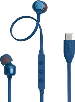 Produktbild von JBL Tune 310C In-Ear Kopfhörer mit USB-C, JBL Pure Bass Sound, Hi-Res Audio, Mikrofon, EQ-Presets, Kabelsteuerung
